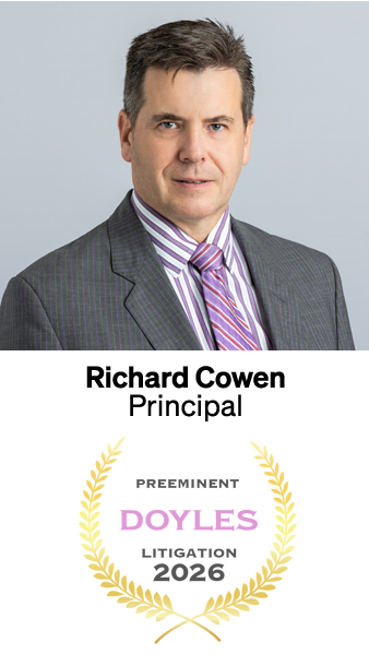 Richard Cowen Doyle’s Guide Recognition